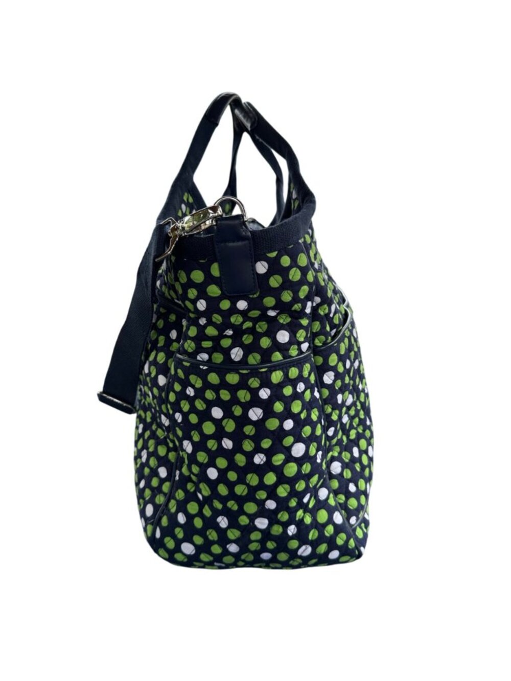 Vera Bradley Quilted Carryall Travel Bag in the "Lucky Dots" Limited Edition - Picture 12 of 16